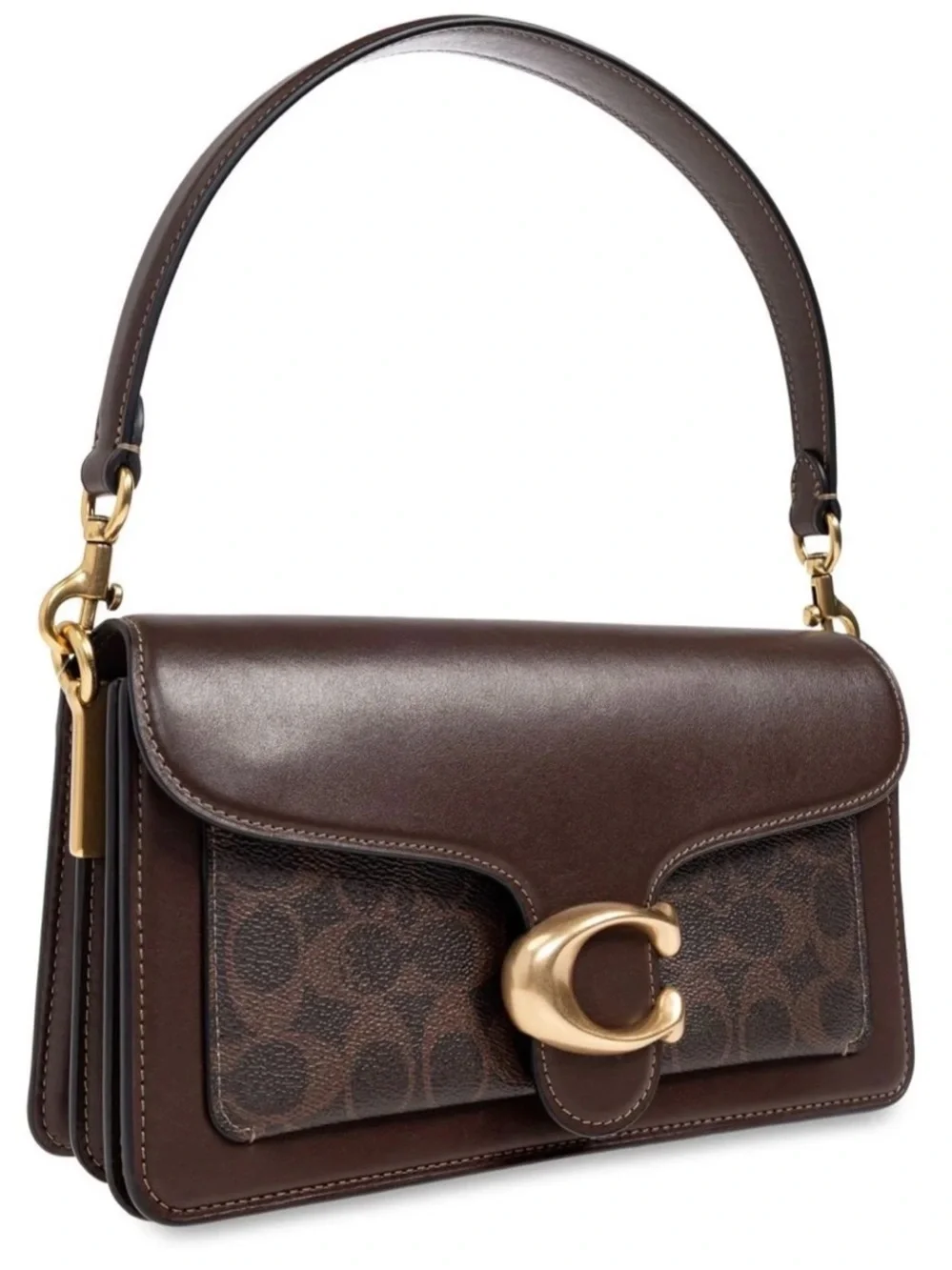 Coach Tabby 26 Shoulder Bag Maple Signature Canvas & Refined Leather NWT